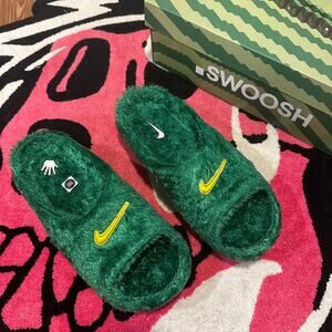 Nike ReactX Rejuven8 Slide “.SWOOSH Touch Grass” – Kelly Green – Size 11